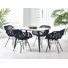 Chantilly 4 - Person Dining Set