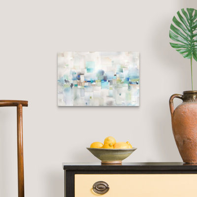 "Cityscape abstract" par Cynthia Coulter, reproduction d’art sur toile
