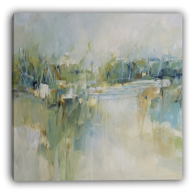 Verdant Reflections Wrapped Canvas Wall Art, 20"W x 20"H x 1.5"D