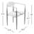 Ayliana Fabric Arm Chair Dining Chair-1369978448