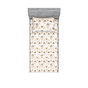 Almond Pastel Brown White Geometric
