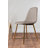 Tierra Chrome Metal and Glass Round Dining Table Set with 4 Faux Leather Upholstered Dining Chairs-1910652040