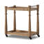 Alamosa Solid Wood Bar Cart with Wheels