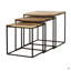 Ensemble de 3 tables gigognes