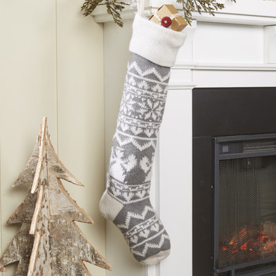 Chaussette de noël en tricot ange classic Elzada