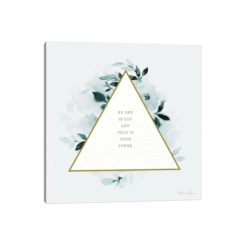 No One Is You by Stephanie Ryan - Painting on Canvas, 66.04cm H x 66.04cm W x 3.81cm D, Wrapped Canvas