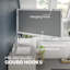Miroir rectangulaire en bois gris 60 "x 30" Eviva New York-605093473