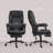 Executive Office Chair with Foot Rest, Big and Tall Swivel Ergonomic Desk Chair-936996666