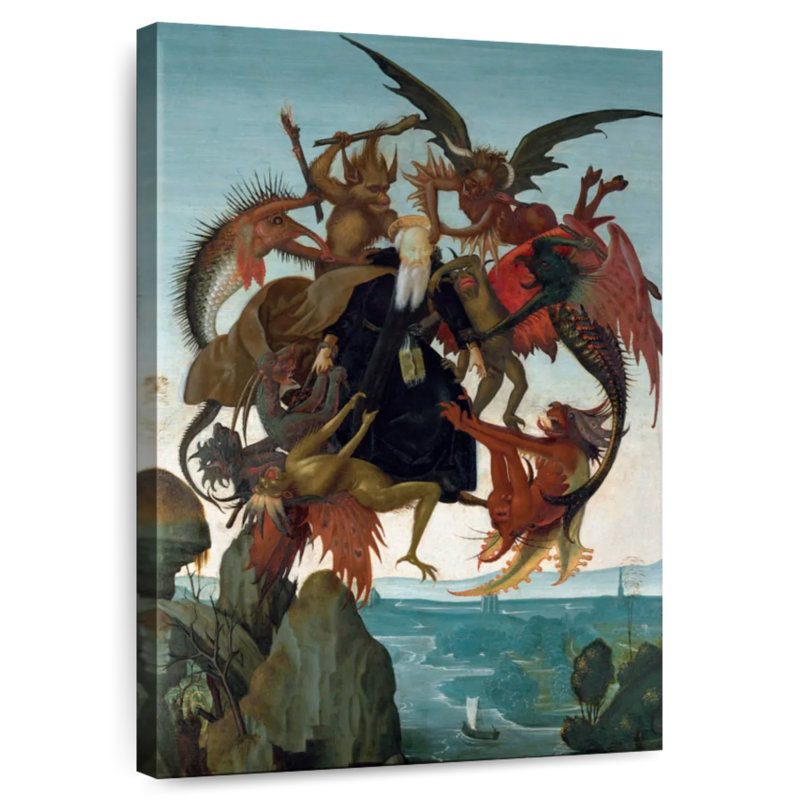 Le tourment de Saint-Antoine 1487-1488, H 36 po x l 24 po