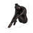 Decorative Seated Abstract Figurine Sculpture for Home Decor - Modern Gallery Statue Art Accent for Tabletop Object or Living Room Decoration - Bronze-1863141225