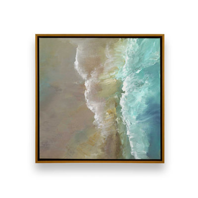 Impression sur toile roulée Waves Meeting the Shore II