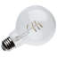 Deena 6 Watt LED - Reminiscent- Flex Grey Coil Filament - G25 - Medium Base - 2700K CCT - Clear - 120 Volt