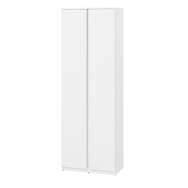 Simply 2 Door Manufactured Wood Wardrobe, White