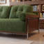 Coussin en chenille vert-1696072431
