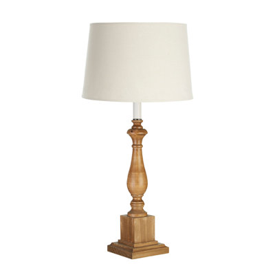 Candle Solid Wood Standard Table Lamp