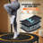 48" Foldable Mini Trampoline with 4-Level Adjustable Foam Handle and Resistance Bands-130523403