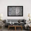 Barred Owl On Branches - Floater Frame Print on Canvas-1260476467-1260476469