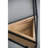 Of 3 Black Geometric Wall Planters With Fir Wood , Perfect For Interior Styling, Dimensions: L 9.8X9.8X16.5 M 8.3X8.3X15.4 S 7.1X7.1X13.4 Inches Three - Piece Planter In Iron And Wood, Ideal