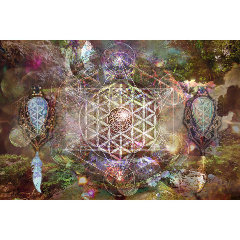 Mandala, 30cm H x 46cm W x 3.8cm D
