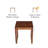 Contour Mango Wood End Table – Entryway Table, Sofa Table, Accent Furniture for Living Room, Hallway, Bedroom