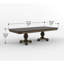 Table de salle à manger à rallonge 1Pc Royal