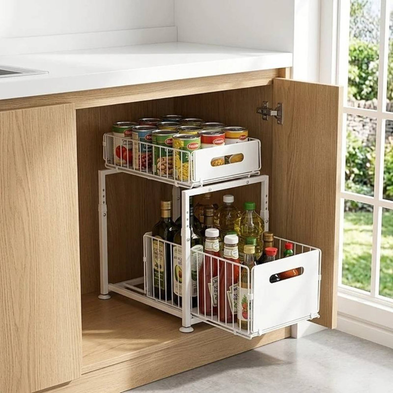 Under Sink Organizer (White)