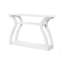 Table d'appoint, console, vestibule, étroit, canapé, salon, chambre à coucher, stratifié blanc, contemporain, moderne-1436877650