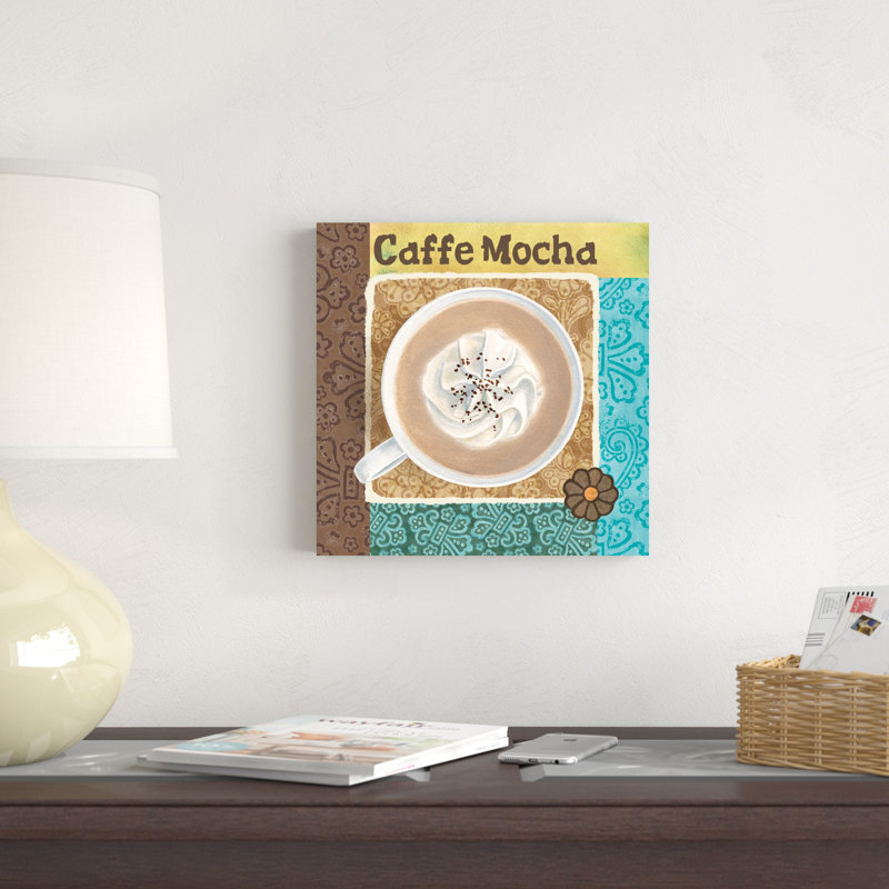 «Caffe Mocha» par Beth Grove - peinture sur toile tendue, H 12 po x l 12 po