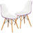 Dubuque Dining Side Chair with Metal Eiffel Base Design and Beech Wood Legs-122083358-128769423