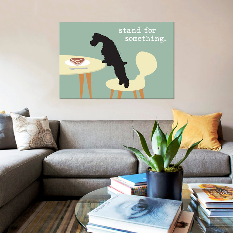 «Stand for Structure», impression sur toile, H 18 po x l 26 po x P 1,5 po, Pas de tapis, Toile tendue