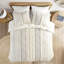 Ensemble de housse de couette en coton très grand / très grand californien avec motif en chenille, capitonné et certification OEKO-TEX pour le confort et la sécurité-119068662-119068664