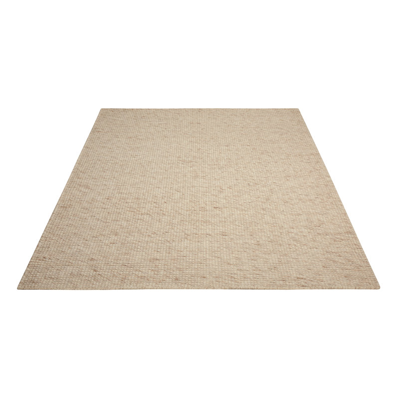 Lowland Solid Colour Hand Woven Area Rug, Rectangle 122 x 183cm