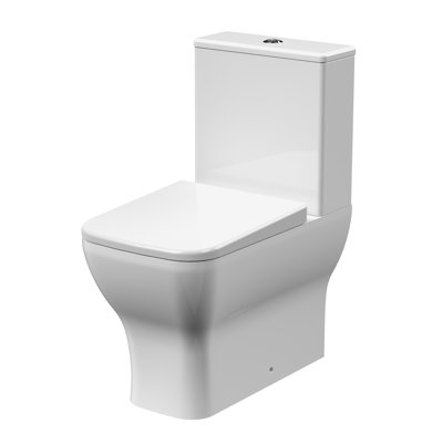 Nuie Ava 12L LPF Square/Rectangular Chair Height Floor Mounted Kit (Seat Included)