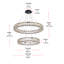 Lustre ovale en cristal 2 lumières Steveson-96795982-124216495