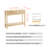 Rattan Console Table with 2 Storage Drawers Rattan Sliding Door Natural