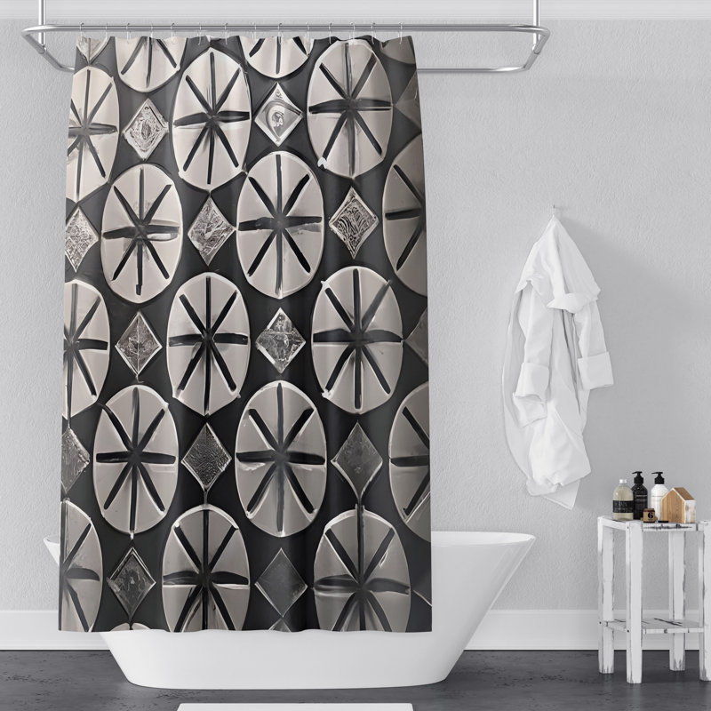 Rideau de douche Folino, H 93 po x l 70 po