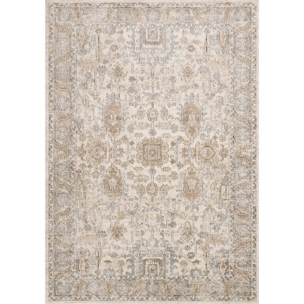 Home Decorators Collection Harmony Sand 2 ft. x 7 ft. Indoor Machine Washable Runner Rug, Brown