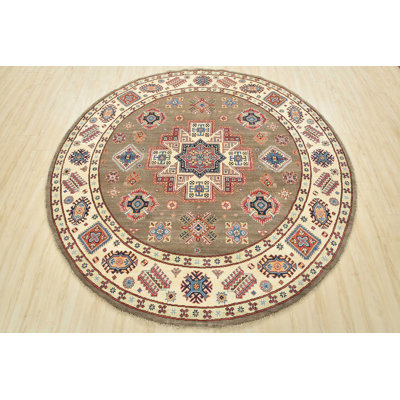 One-of-a-Kind 7'11'' Round Wool Area Rug in