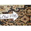 Tapis de la surface en laine beige/brun 4 pi 1 po x 7 pi 1 po one-of-kind-1900 noué la main Damascus