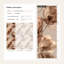 Papier peint floral, décoration murale amovible moderne translucide