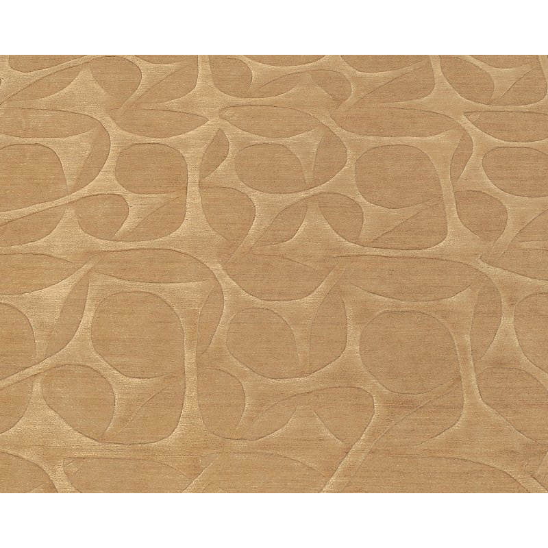 Molecular Wool Geometric Area Rug in Gold, Rectangle 9' x 12'