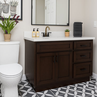 Base de meuble-lavabo simple 51 po seulement