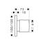 Citterio M Trio/Quattro Diverter Faucet Trim-17009365