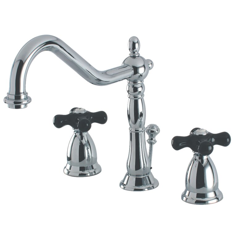 Kingston Brass Duchess Widespread Bathroom Faucet with Pop-Up Drain ...