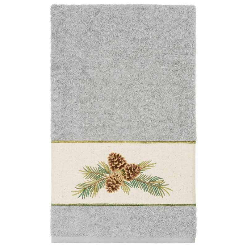 Pierre Midweight Bath Towel, Light Gray