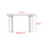 Console moderne et simple en bois massif.-1835290874