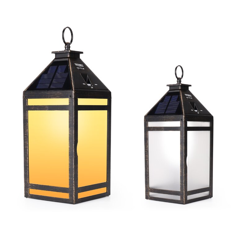 SOLVAO Solar Hanging Decorative Lanterns Large Outdoor Waterproof Lights for Patio, Porch, Garden, Yard and Other Outside Areas Solar Powered, Rec - 3