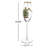 Spode Christmas Tree Champagne Fluted Glasses