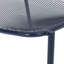 Chaise empilable de 2 pièces, art de fer bleu marine mat, détails fabriqués à la main, 26 po x 22,33 po 26 po, siège 18 po 19,5 po 12,5 pièces, technique, appliqué,