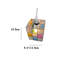 15cm H Shell / Capiz Square Pendant Shade ( Screw On )